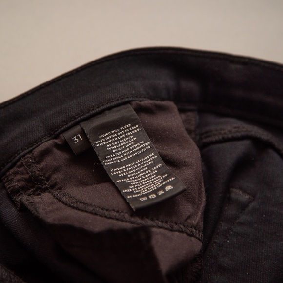 J BRAND Maria seriously black jeans size 31 - Picture 7 of 9